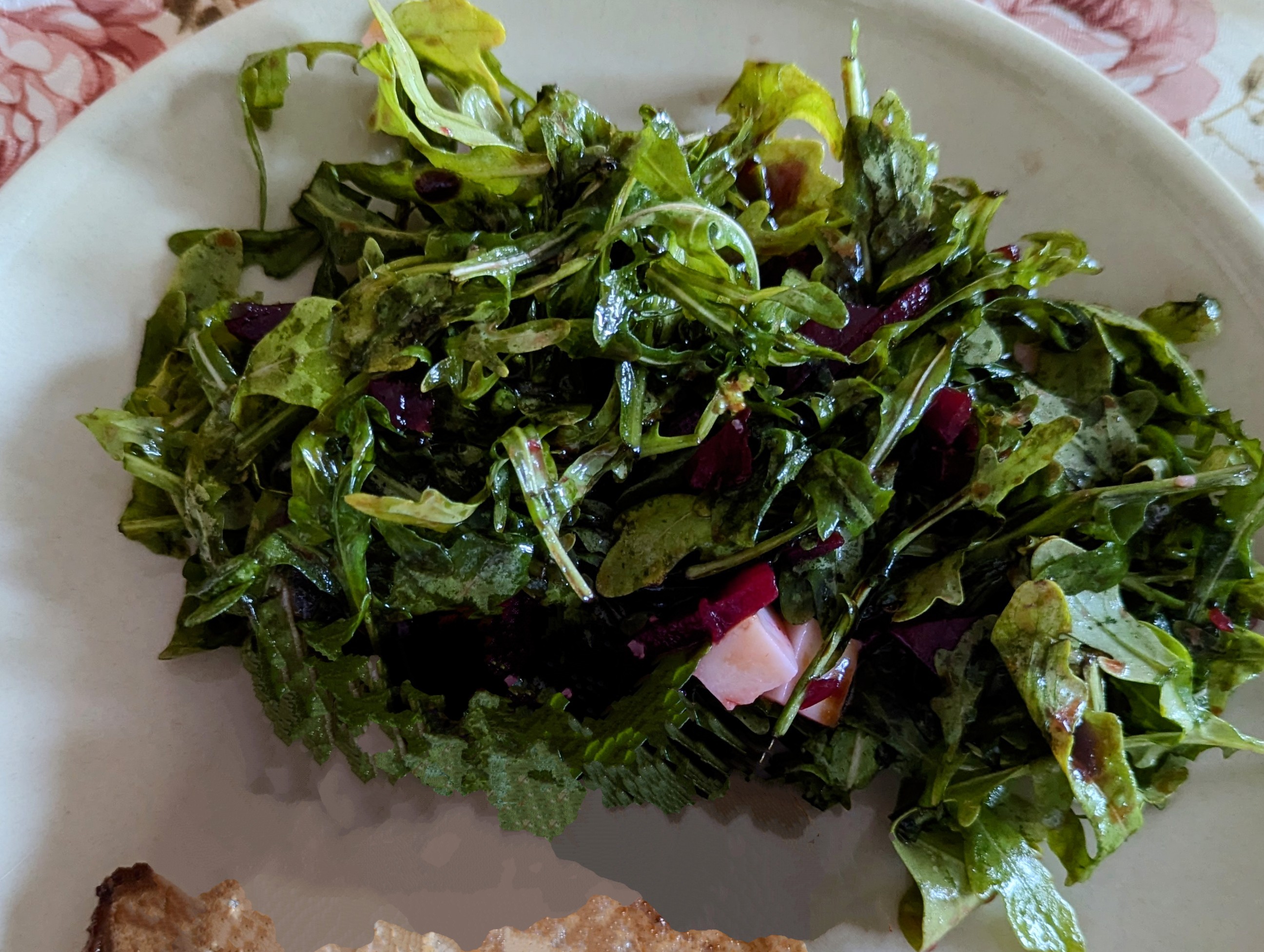 Beetroot, Goat Cheese, and Rocket Salad